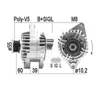 Alternatore per Toyota Avensis 1.6 Carina E 1.6 Avensis 1.8 Carina E 1.6 16V
