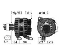 Alternatore per Volvo S60 D5 Awd C70 D3 S60 D3 D4 D5 0 121 715 008 0 121 715 079