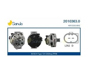 Alternatore Sando 2010363.0 per Mercedes Benz