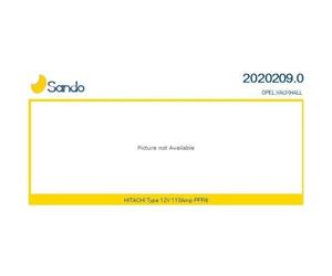Alternatore Sando 2020209.0 per Isuzu Opel Vauxhall Hitachi