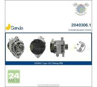 Alternatore Sando per CITROEN C1 PEUGEOT 107 TOYOTA AYGO ba1