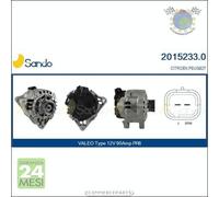 Alternatore Sando per CITROEN C3 I C2 PEUGEOT 307