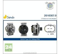 Alternatore Sando per CITROEN JUMPER FIAT DUCATO FORD TRANSIT PEUGEOT BOXER