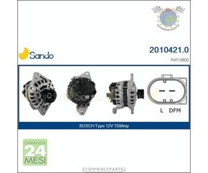 Alternatore Sando per FIAT DUCATO IVECO DAILY IV V