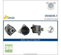 Alternatore Sando per FIAT GRANDE PUNTO LINEA DOBLO BRAVO 500 #2y