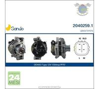 Alternatore Sando per LEXUS IS TOYOTA AVENSIS VERSO RAV 4 bac