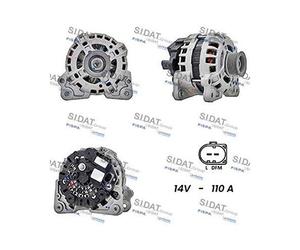 Alternatore Sidat A12BH0402 per Audi Seat Skoda VW Vag