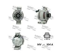 Alternatore Sidat A12VS0060A2 per Ford