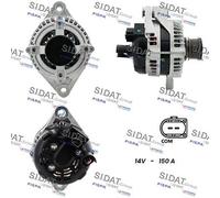 Alternatore Sidat A12DE1338A2 per Alfa Romeo Fiat Lancia Jeep