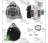 Alternatore Sidat per AUDI ALLROAD A6 A4 SKODA SUPERB VW PASSAT (3B6) (3B3) #na