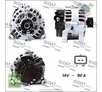 Alternatore Sidat per CITROEN BERLINGO JUMPY II XSARA C5 III NEMO I C4 C3 C8 C2