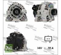 Alternatore Sidat per CITROEN C3 II I C2 PEUGEOT 207/207+ 1007 307