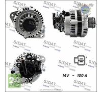 Alternatore Sidat per OPEL MERIVA A CORSA C ASTRA H COMBO