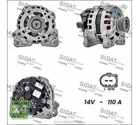 Alternatore Sidat per SEAT Mii SKODA CITIGO VW LOAD UP