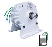 Alternatore sincrono generatore trifase senza ingranaggi a magnete permanente, generatore eolico ad acqua con alternatore CA 12000W 12V/24V/48V/110V/220V, risparmio energetico(48V)