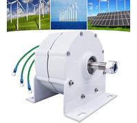Alternatore trifase Gearless per turbine eoliche e d'acqua, generatore a magneti permanenti a basso numero di giri, 12 V 24 V 48 V, potenza di uscita 6000 W