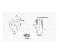 Alternatore trifase MAGNETI MARELLI 063731857010