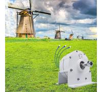 Alternatore trifase permanente, generatore di motore elettrico a magnete da 12000 W Alternatore CA fai-da-te Generatore a magneti permanenti senza spazzole(12V)