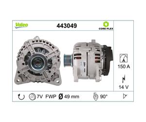 Alternatore trifase VALEO 443049