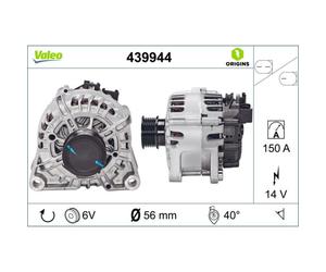 Alternatore trifase VALEO ORIGINS NEW VALEO 439944