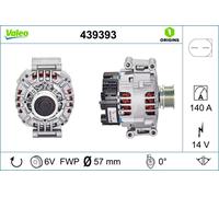 VALEO 439393 Alternatore