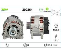 Alternatore VALEO 150A - 200264 per AUDI Q5 3.0 TDI quattro