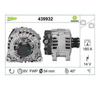 Alternatore Valeo 439932 Valeo Origins New Oe Technology per Citroën Opel DS