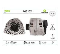 Alternatore Valeo 443102 Valeo Core-flex per Opel Vauxhall