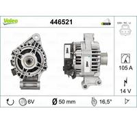 VALEO 446521 Alternatore