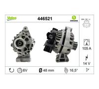 VALEO 446521 Alternatore