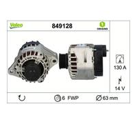 Alternatore Valeo 849128 Valeo Origins per Opel Saab Vauxhall