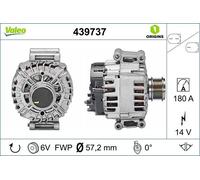 Alternatore valeo per AUDI A3 2.0 TFSI 439737