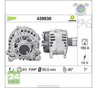 Alternatore Valeo per AUDI A3 SEAT ALHAMBRA ATECA LEON SKODA OCTAVIA SUPERB KOD