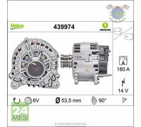Alternatore Valeo per AUDI A3 SEAT TARRACO ATECA LEON SKODA SUPERB KODIAQ KAROQ