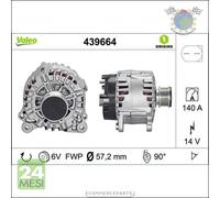 Alternatore Valeo per AUDI TT Q3 A8 A4 A3 A1 CHRYSLER SEBRING Cabriolet DODG #qp