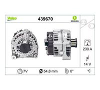 Alternatore Valeo per BMW Serie 5 7 X5 X6