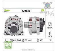 Alternatore Valeo per FORD FIESTA MAZDA 2 #qd