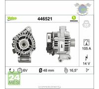 Alternatore Valeo per FORD FUSION FIESTA FOCUS C-MAX bc9