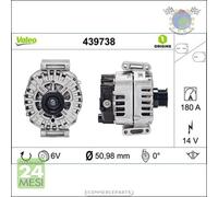 Alternatore Valeo per MERCEDES SPRINTER 516 515 513 511 510 509 416 413 316 #rh