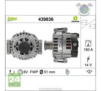 Alternatore Valeo per MERCEDES SPRINTER 516 515 514 513 511 510 509 416 413 #sh