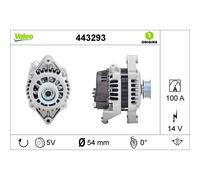 Alternatore Valeo per Opel