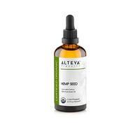 Alteya, olio di semi di canapa biologico 100 ml, olio di supporto di semi di canapa pressato a freddo puro e naturale certificato USDA - Idratante, nutriente