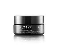 Alteya Organic Ageless Rose Face Cream 50 ml - NaTrue Certified Organic - Olio di rosa bulgaro e Damascena - Skin Reviving Complex - Ristorante per un look radioso e radioso
