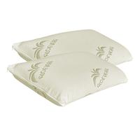 [Altezza 11 o 15 cm] 2 Cuscini Memory Foam SAPONETTA 70x40 Fodera con Aloe Vera