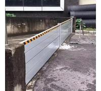 Altezza 20-100 cm, dighe for l'acqua in alluminio, rimovibili e riutilizzabili(L 420cm(13.8ft),H80cm)