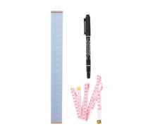 Altezza del fumetto che misura il righello che appende la fornitura della