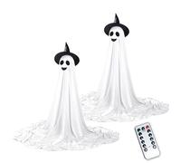 Altezza regolabile Incandescente Halloween Spectre Decorazione Con Luci A LED Per Portico Cortile Haunting Case Indoor Outdoor Facile Installare Halloween Spectre Decorazione