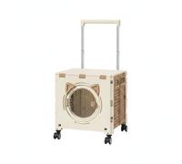 Altezza Regolabile Pannelli Ventilati Carrello Pieghevole Portanimali Borsa Animali con Ruote Trasportino su Ruote per Spesa, Viaggi, Array, color to 3