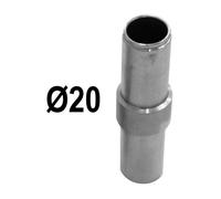 Peruzzo Aluminium Adapter For 20 Mm Thru Axle Spare Part Argento