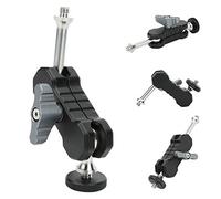 Althwuyu Accessorio per staffa di espansione per gabbia di supporto per testa a sfera con braccio magico in lega di alluminio con tecnologia integrata CNC e vite da 1/4 di pollice